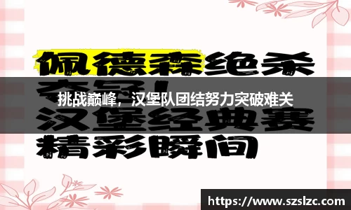 挑战巅峰，汉堡队团结努力突破难关