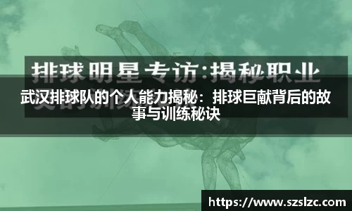 武汉排球队的个人能力揭秘：排球巨献背后的故事与训练秘诀