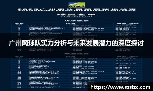 广州网球队实力分析与未来发展潜力的深度探讨